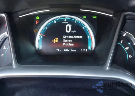 2017 Honda Civic Touring из США, поврежденный, VIN 2HGFC1F91HH656388